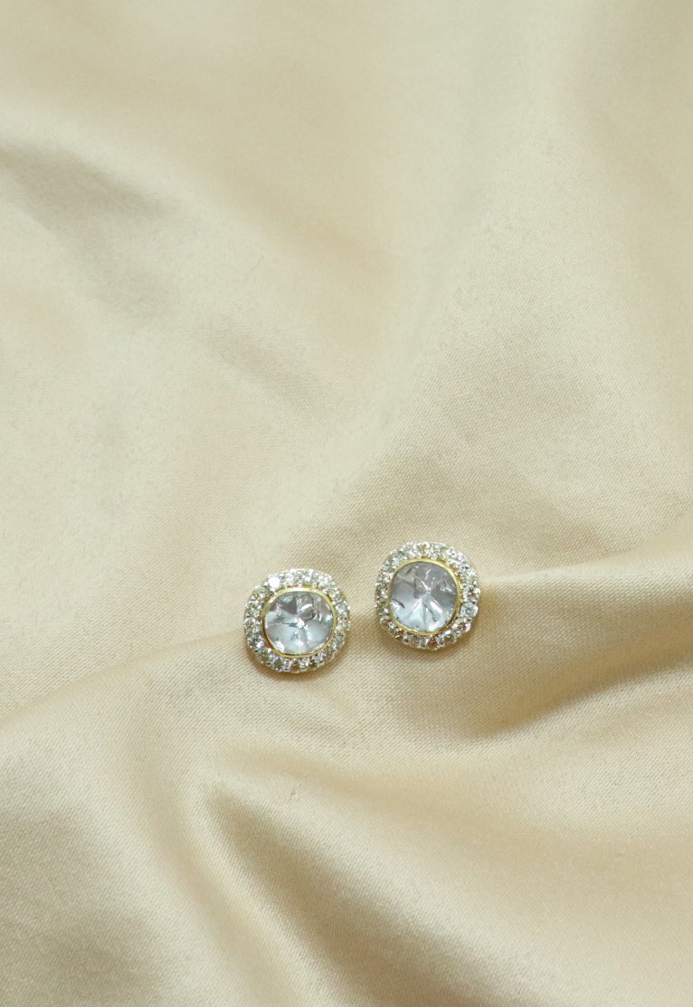 The Regal Ruby Emerald Drop Earrings