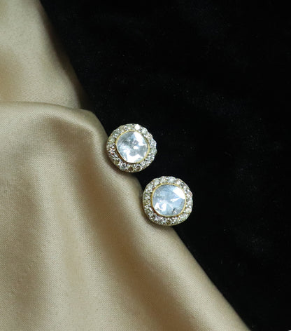 The Regal Ruby Emerald Drop Earrings