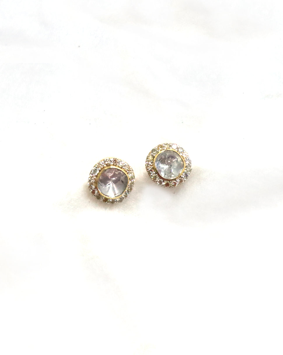 The Regal Ruby Emerald Drop Earrings