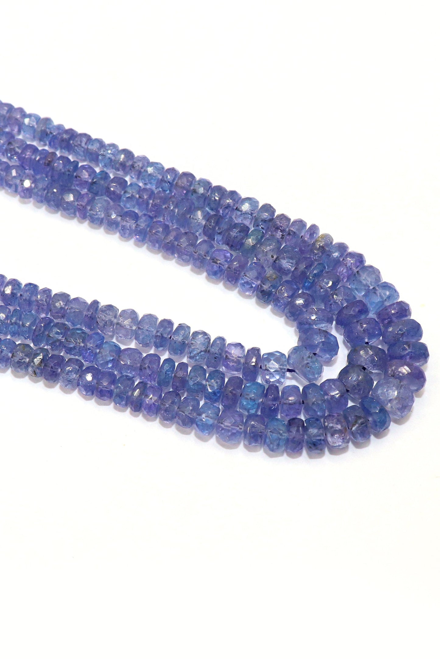 Gauri Necklace : Tanzanite Gemstone layered Necklace - SurabhiJewels