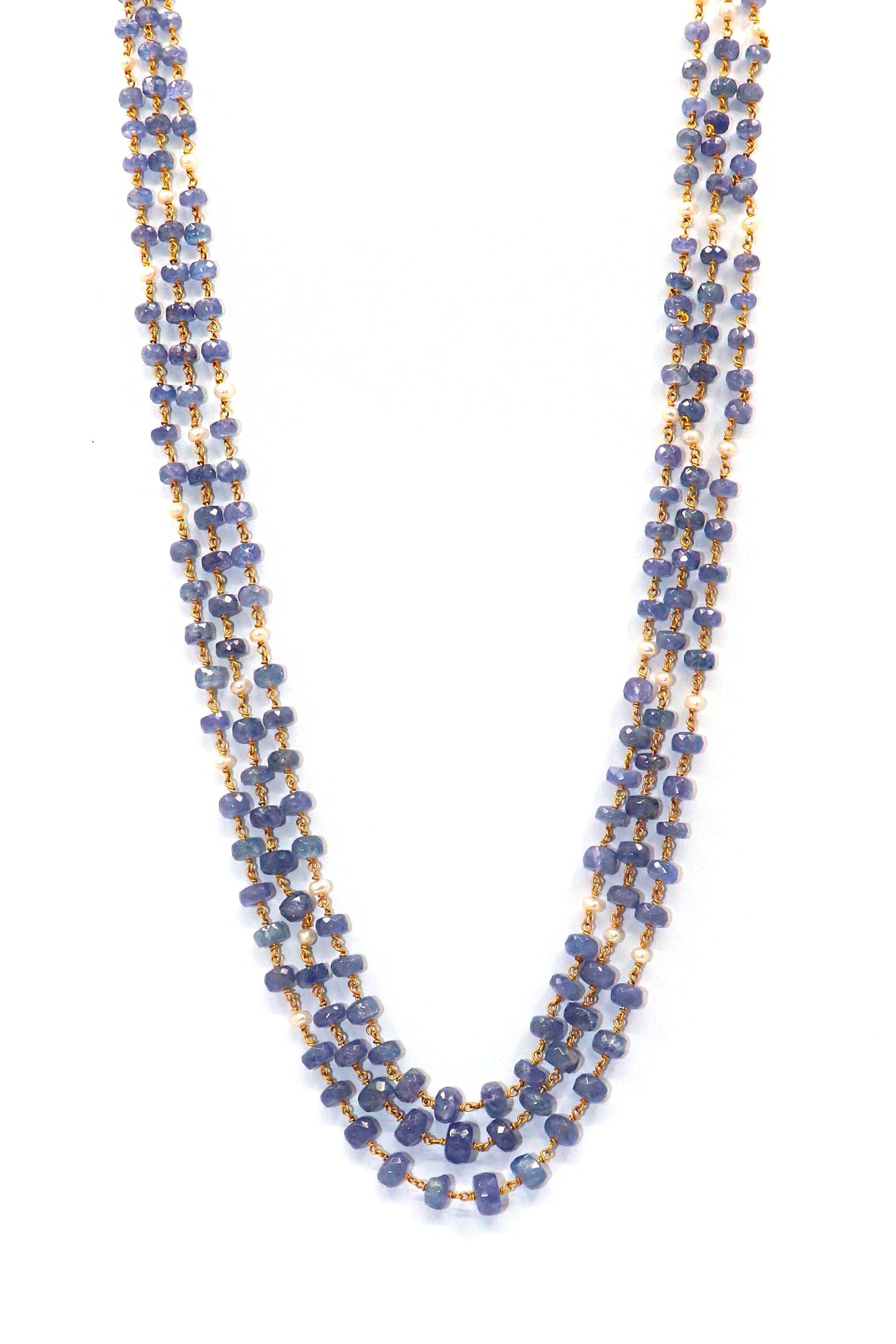 Shri Necklace : Royal Touch Three Layer Necklace - SurabhiJewels