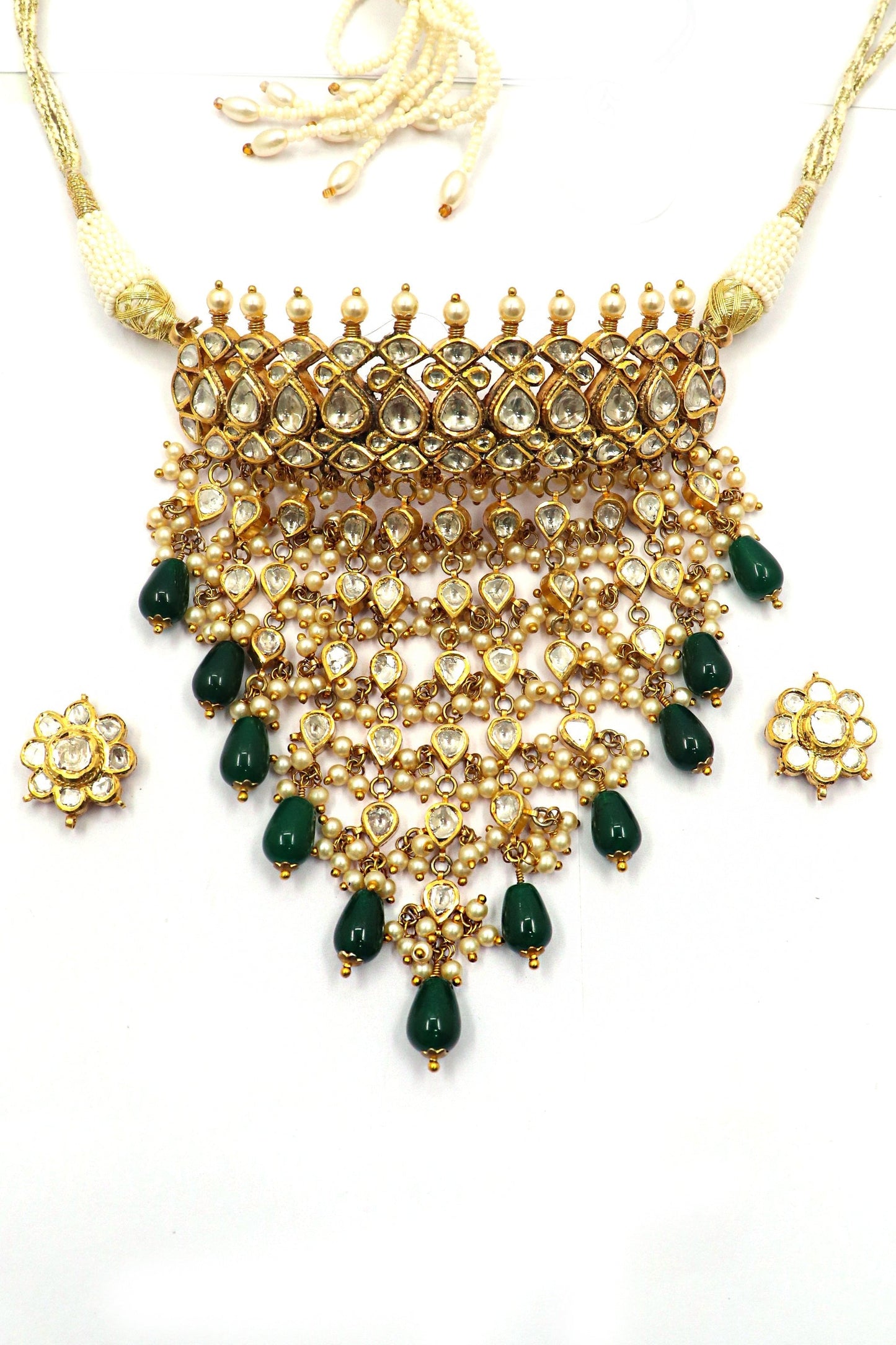 Sundar Kanwar Necklace : Artisan Necklaces Beautifully Crafted Pieces Layer CHOKER NECKLACE - SurabhiJewels